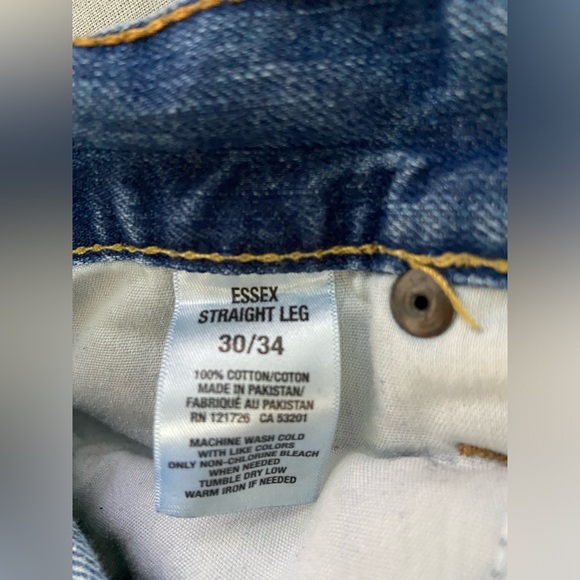 Aeropostale Men’s Essex straight leg distressed jeans 30/34 - Picture 6 of 10